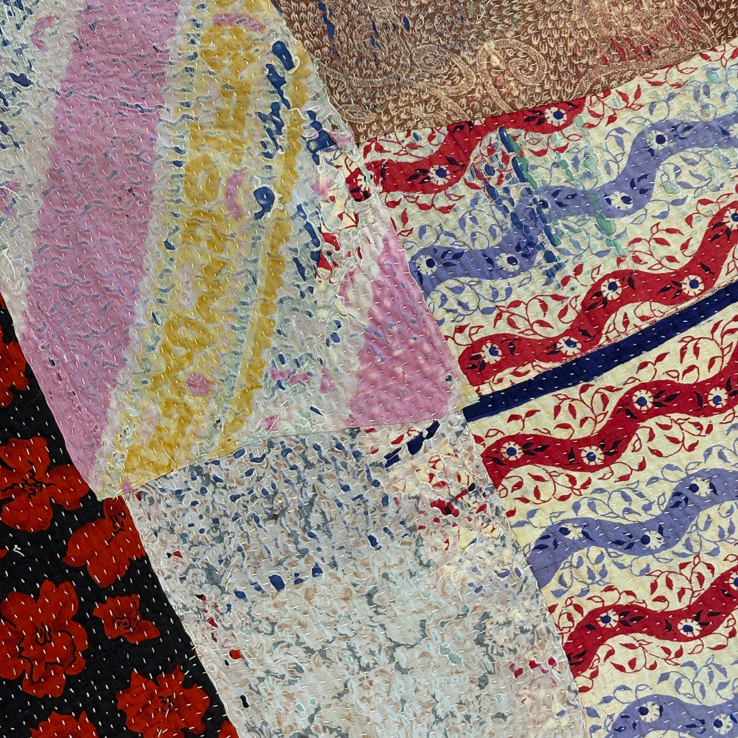 Vintage Kantha Quilt