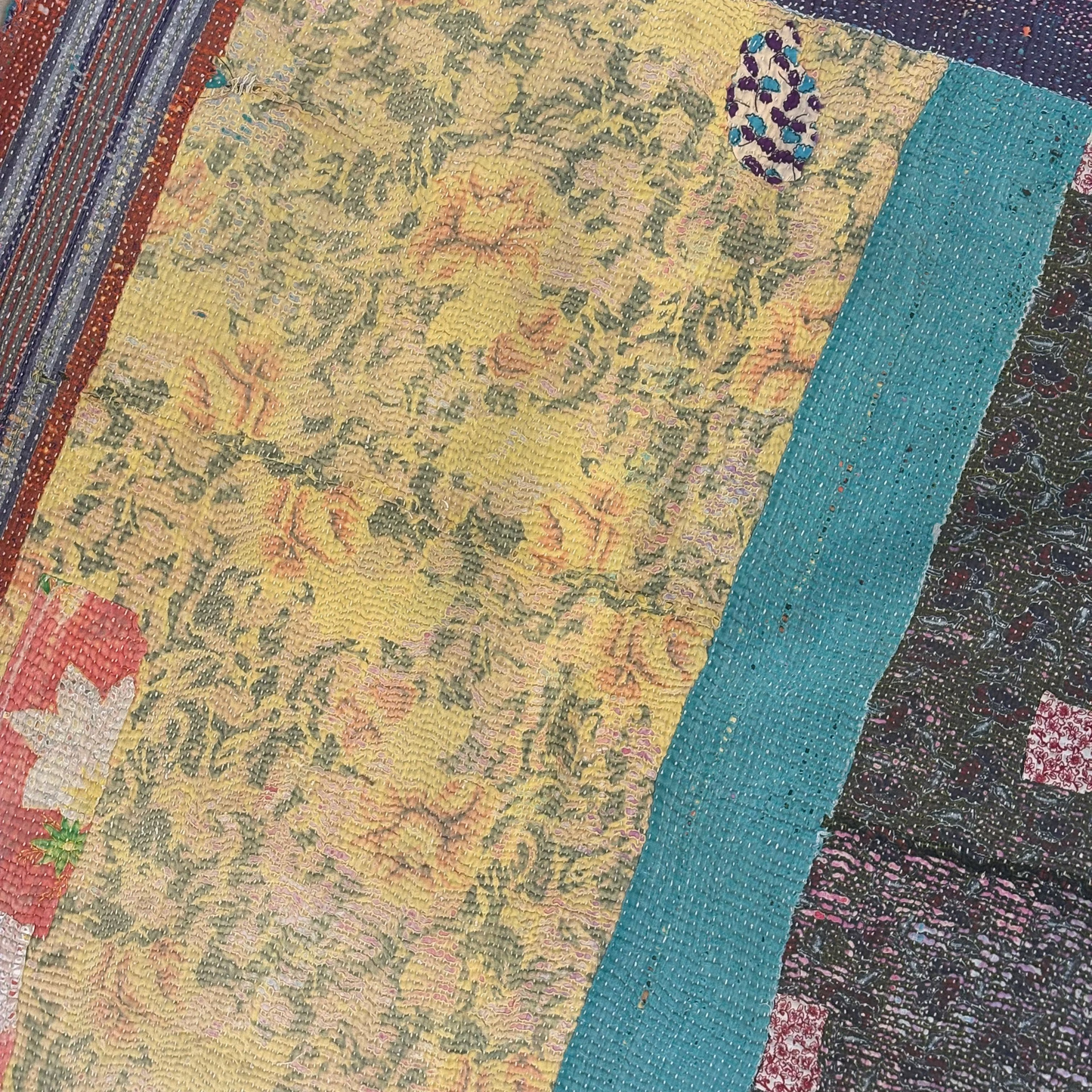 Vintage Kantha Quilt