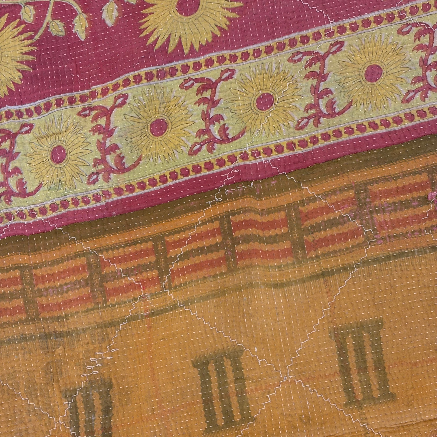 Vintage Kantha Quilt