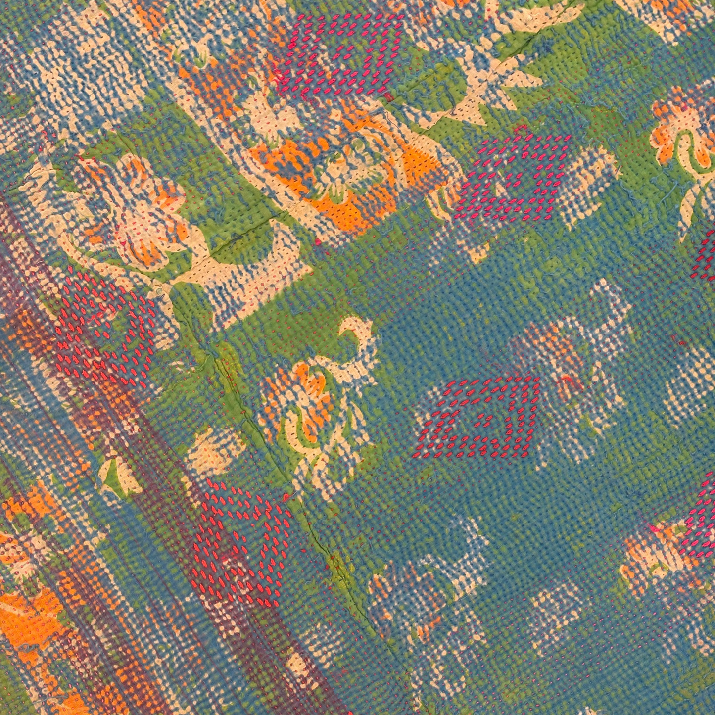 Vintage Kantha Quilt