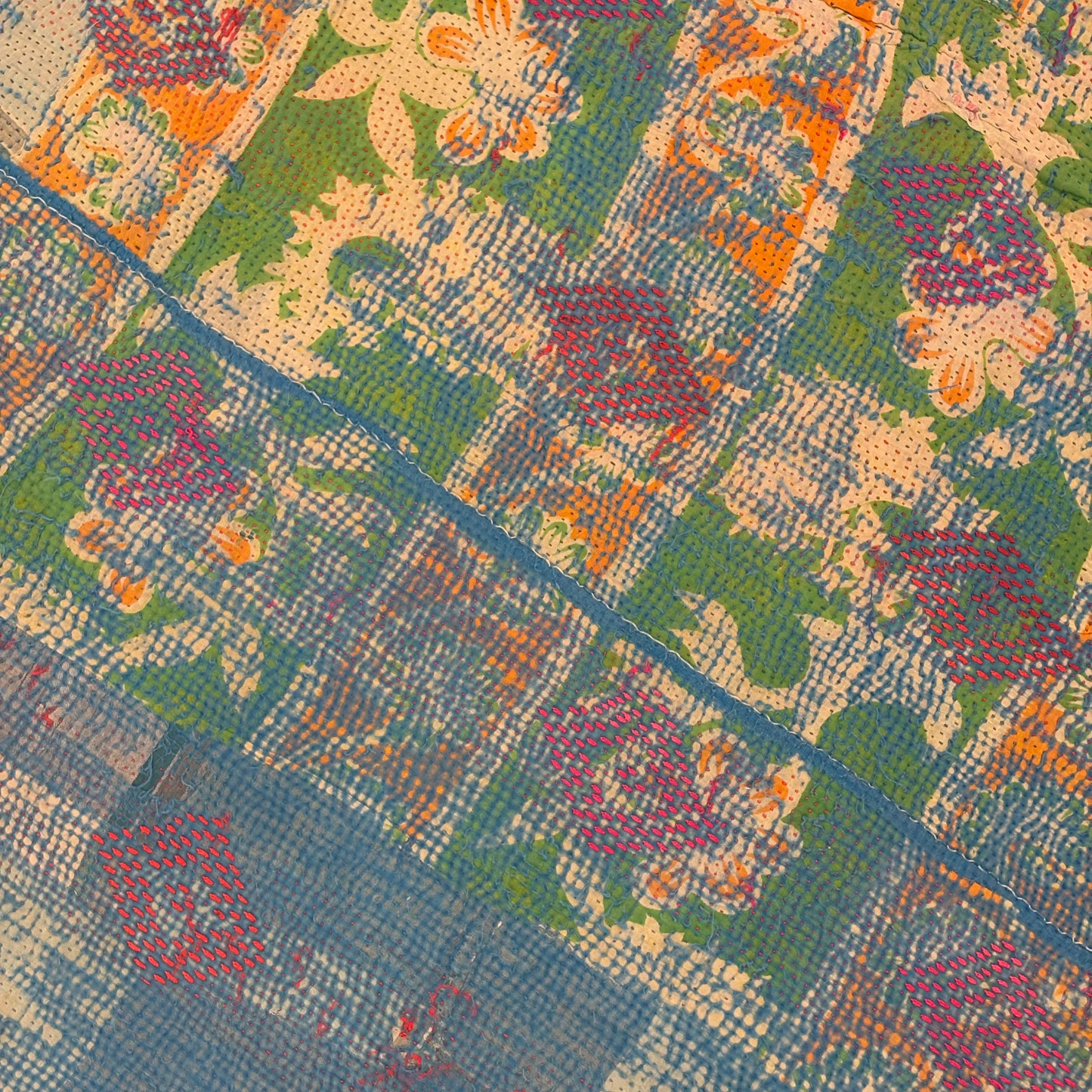 Vintage Kantha Quilt