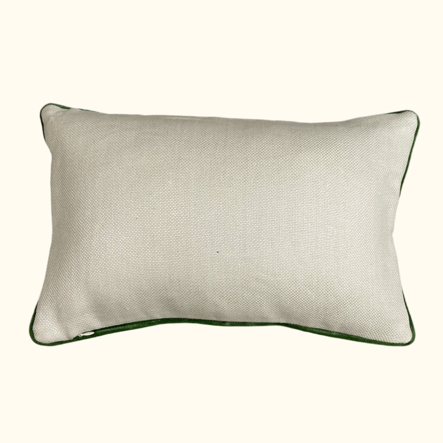Antique Silk Brocade Pillow - 11" x 17" - France - 333b