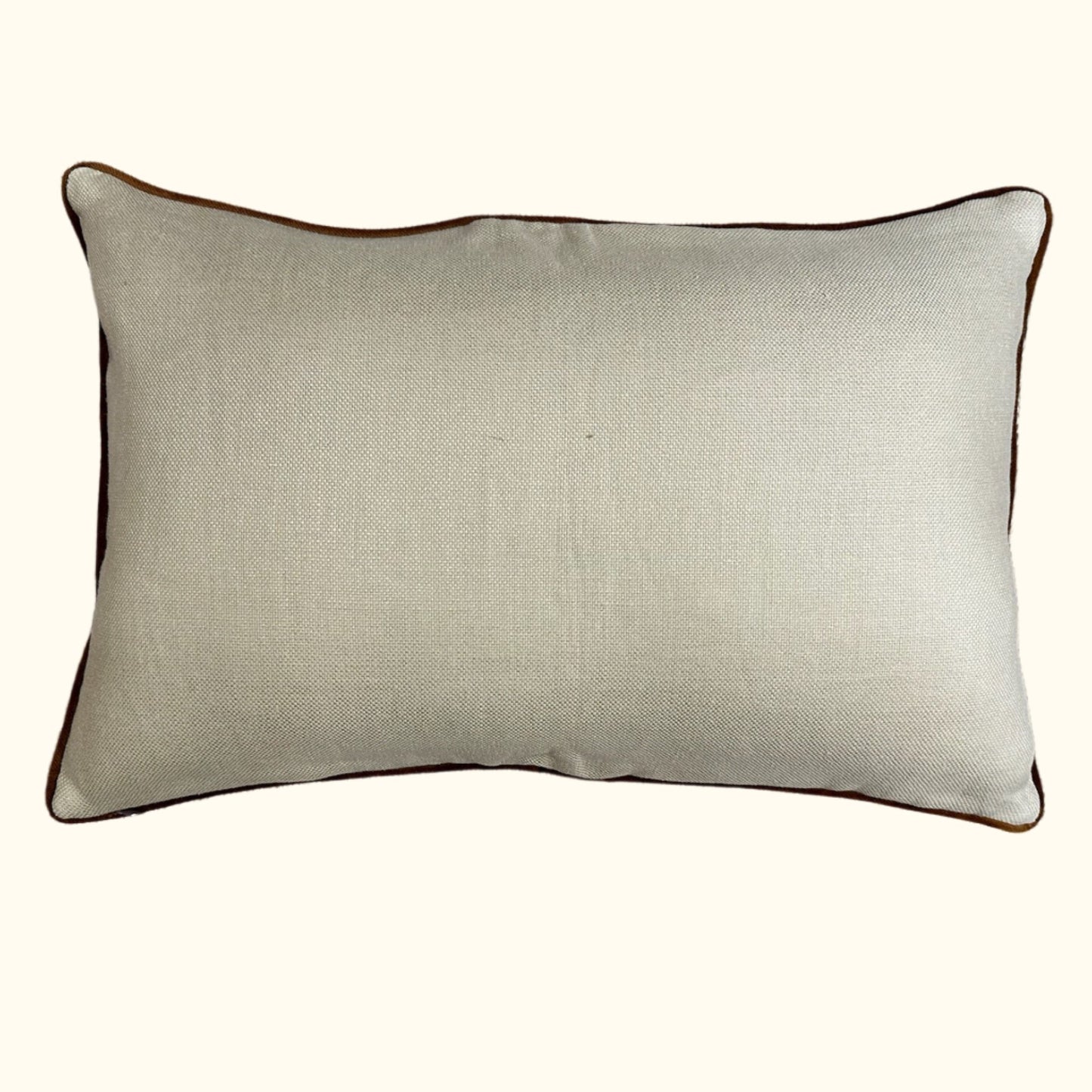 1920's Antique Printed Velvet Pillow - 16" x 24" - France - 375.1a