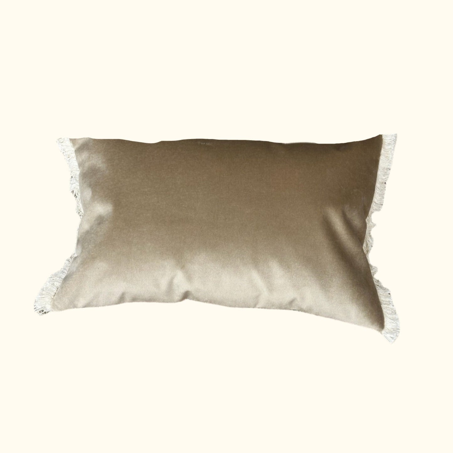 Vintage Cotton Indienne Floral Pillow - 13" x 20" - 415D