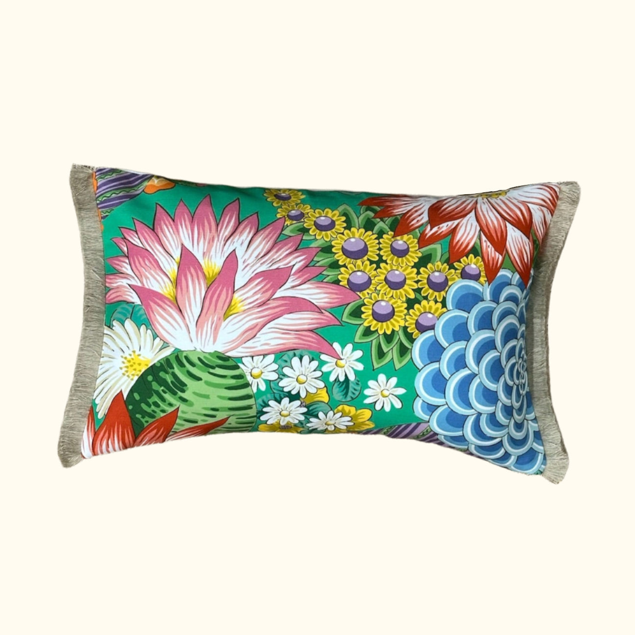 Clarence House 23 Color Floral Pillow - 11" x 17" - USA - 412c