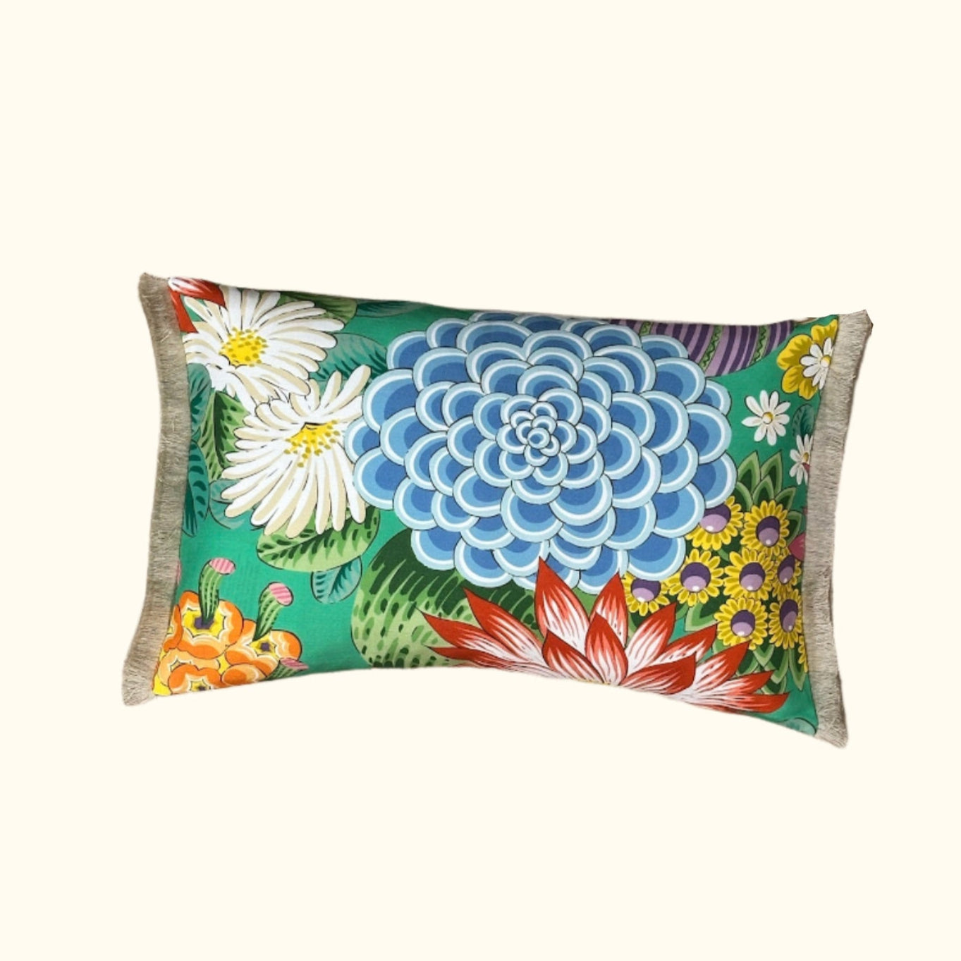 Clarence House 23 Color Floral Pillow - 11" x 17" - USA - 412e