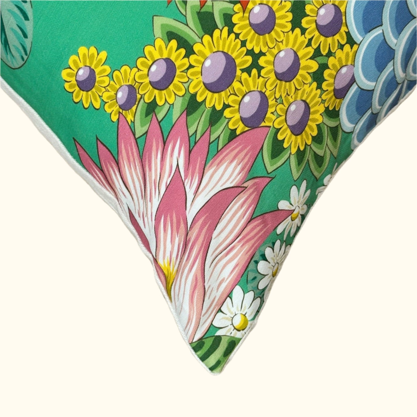 Clarence House 23 Color Floral Pillow - 22" x 22" - USA - 412a