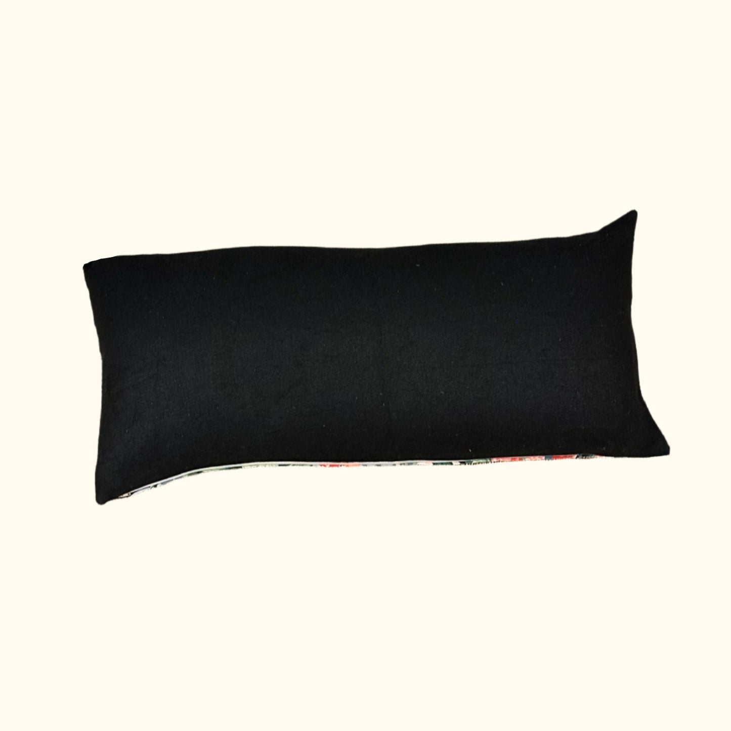 Vintage Cotton Kandell Chintz Pillow - 16" x 34" - USA - 438a