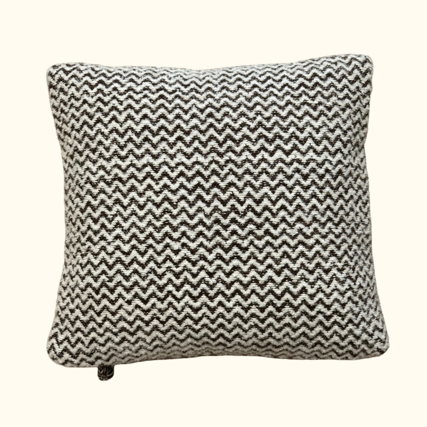 Chevron—22x22—Brown Pillow