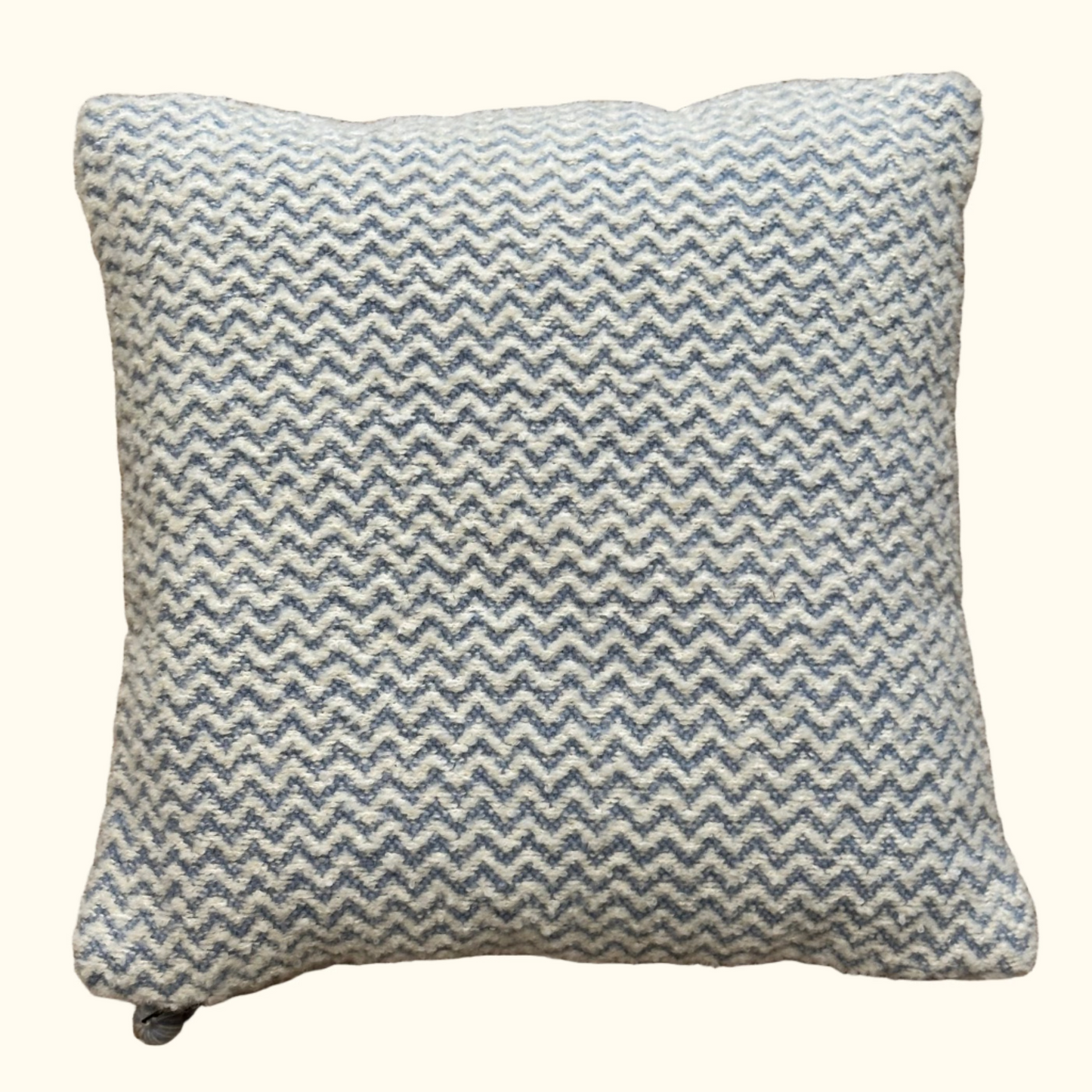 Chevron—22x22—Azure Pillow