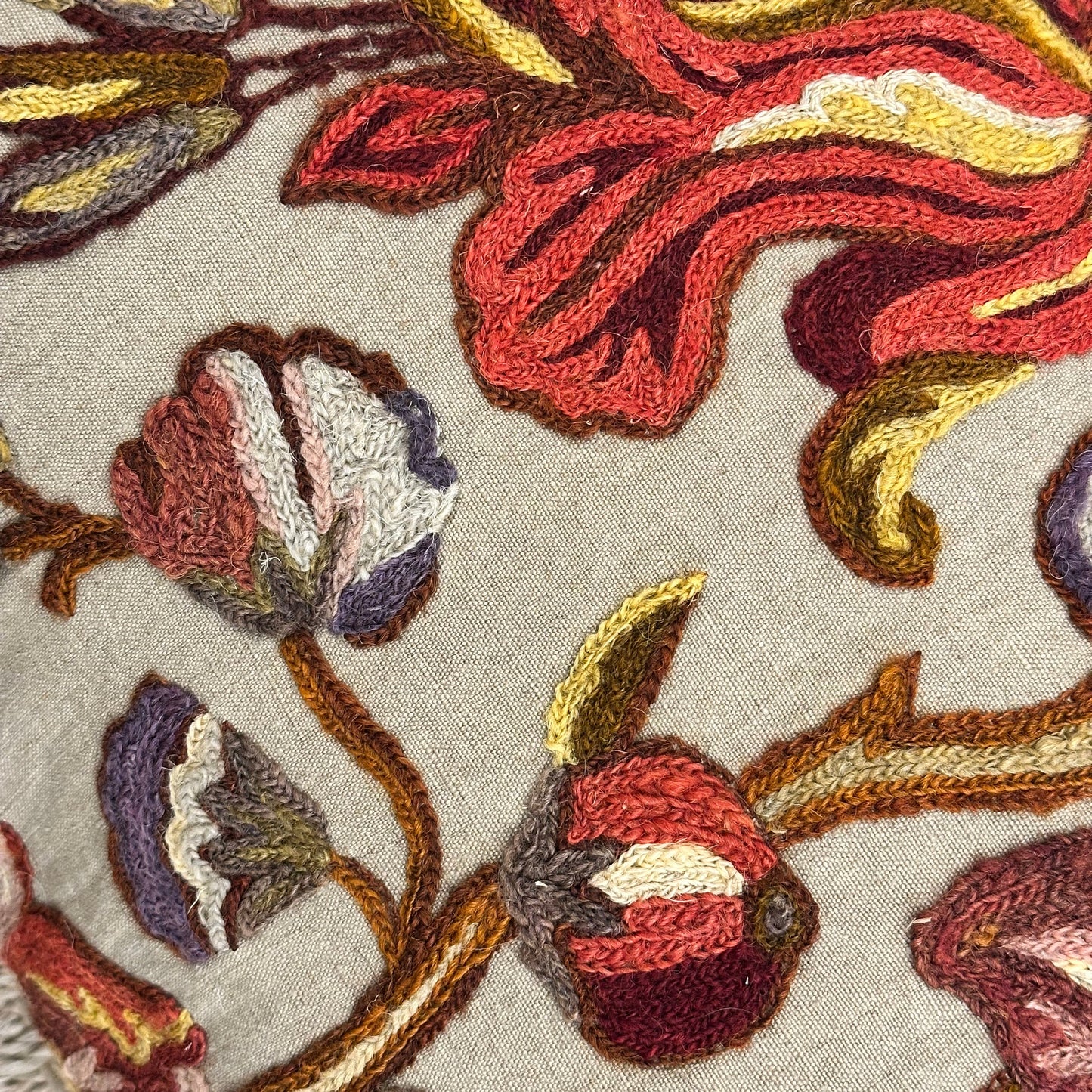 Vintage Wool Pillow - 15" x 21" - 409c