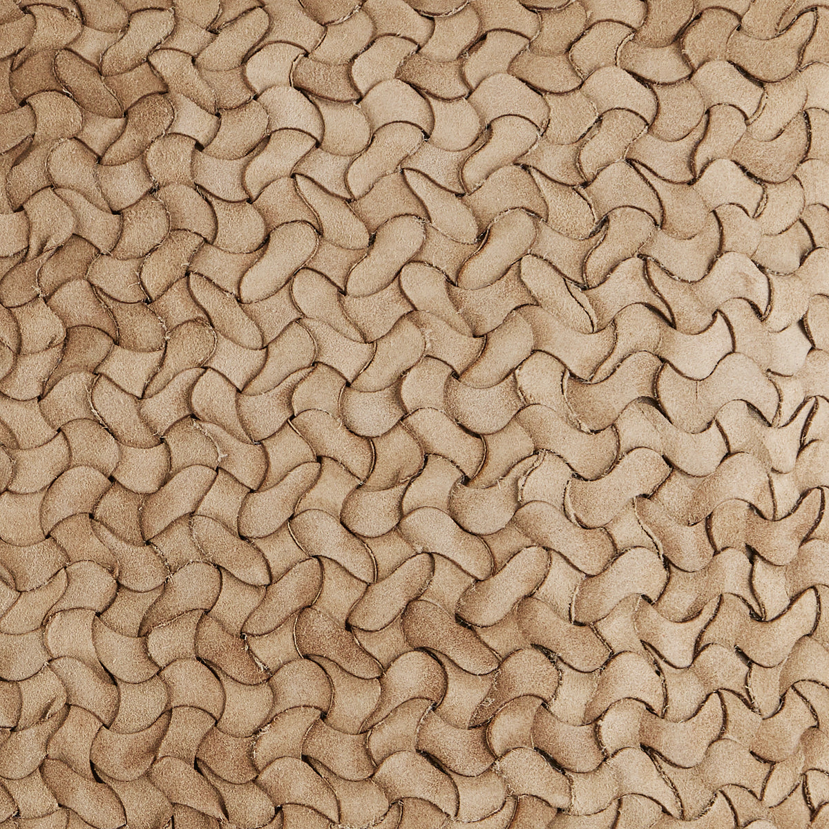 NEW Taupe Suede Weave-22x22-Cover + Insert