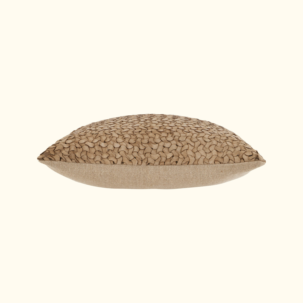 NEW Taupe Suede Weave-22x22-Cover + Insert
