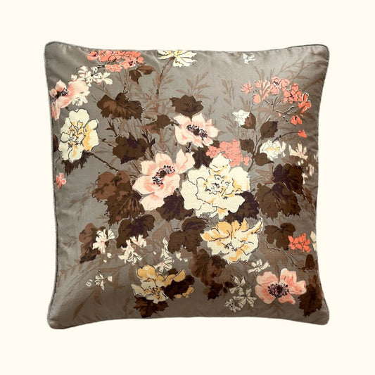 Floral Chintz c.1960's Pillow - 20" x 20" - USA - 116a10