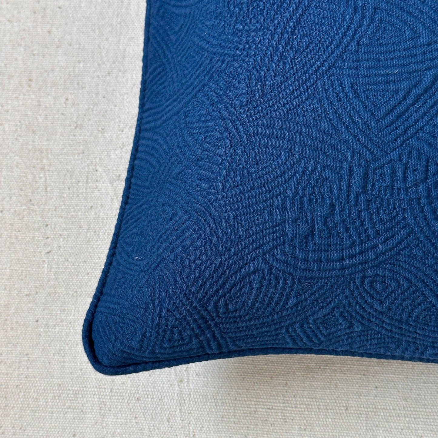 Matelasse Overdyed Pillow - 22" x 22" - USA - 132a