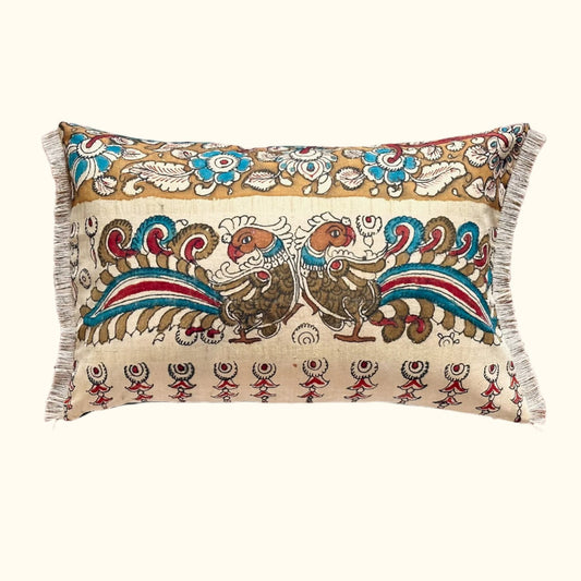 Block Print Pillow - 16" x 24" - India - 141a