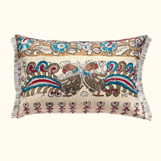 Block Print  Pillow - 16" x 24" - India - 141b