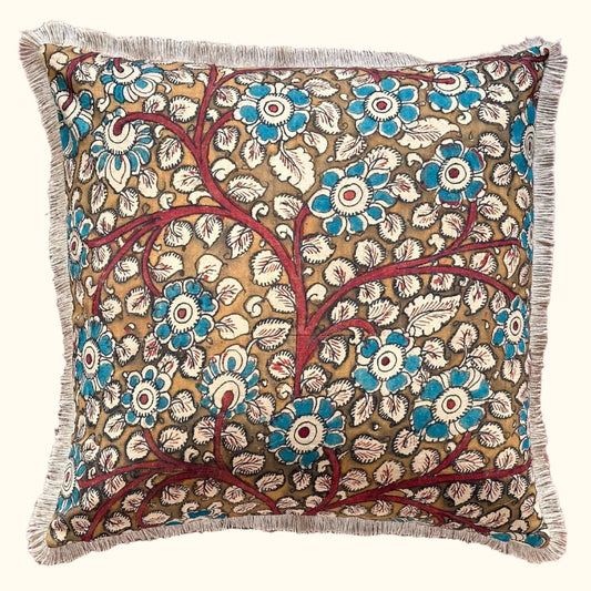 Block Print  Pillow - 24" x 24" - India - 141c