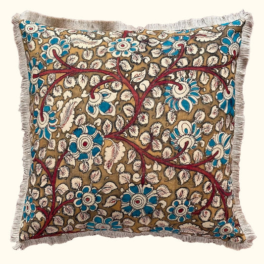 Block Print  Pillow - 24" x 24" - India - 141d