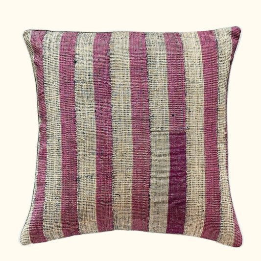 Yoruba Cloth Pillow - 24" x 24"  - West Africa - 152a