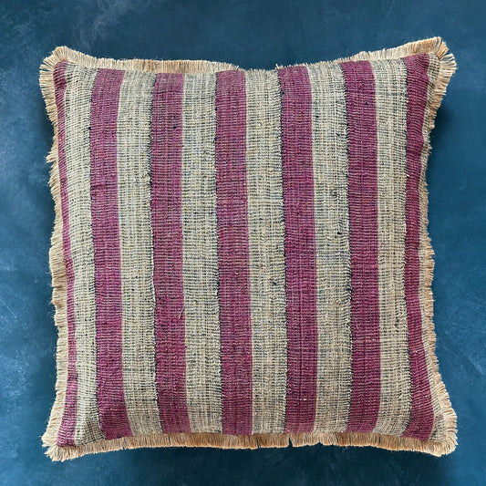 Yoruba Cloth Pillow - 24" x 24"  - West Africa - 152c