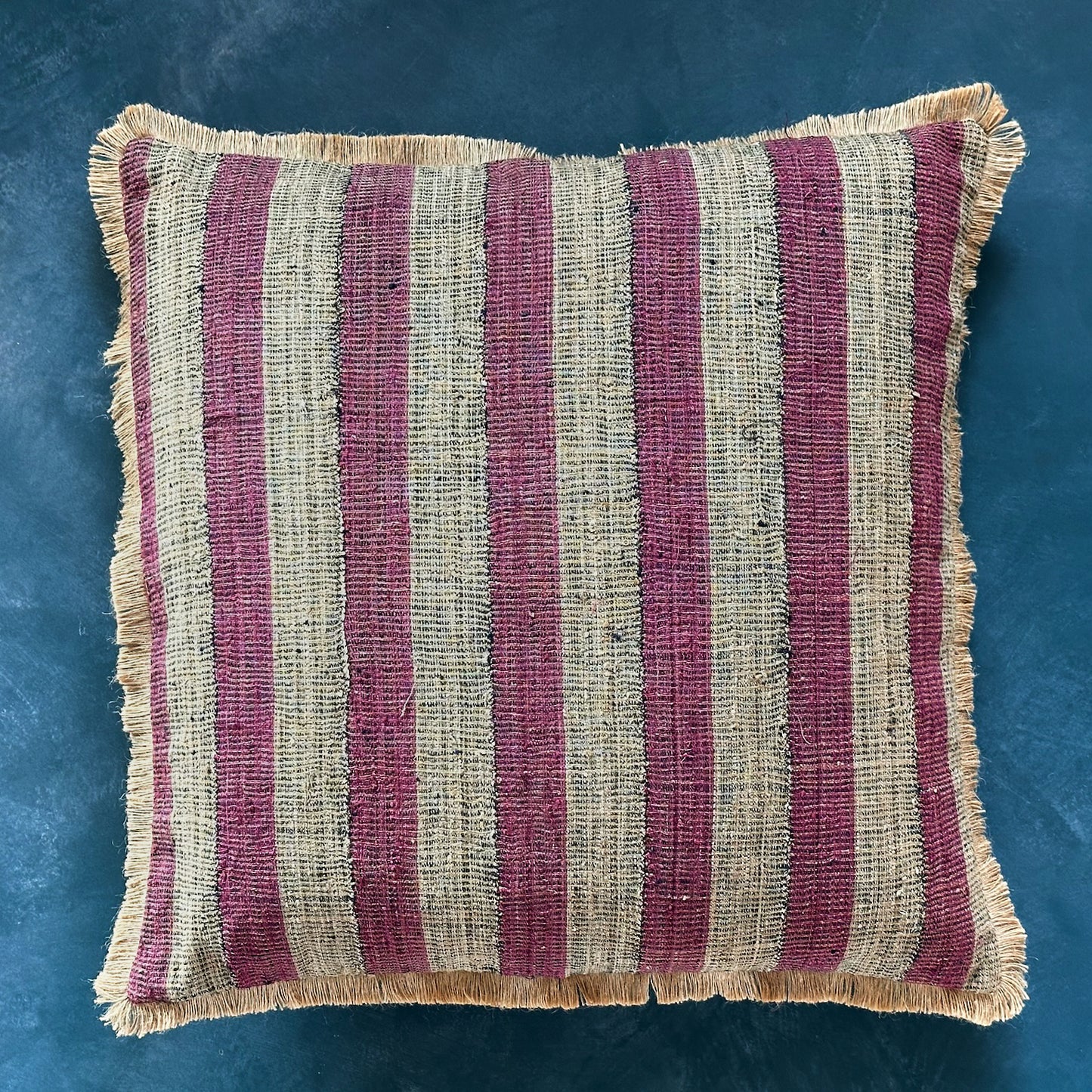 Yoruba Cloth Pillow - 24" x 24"  - West Africa - 152d