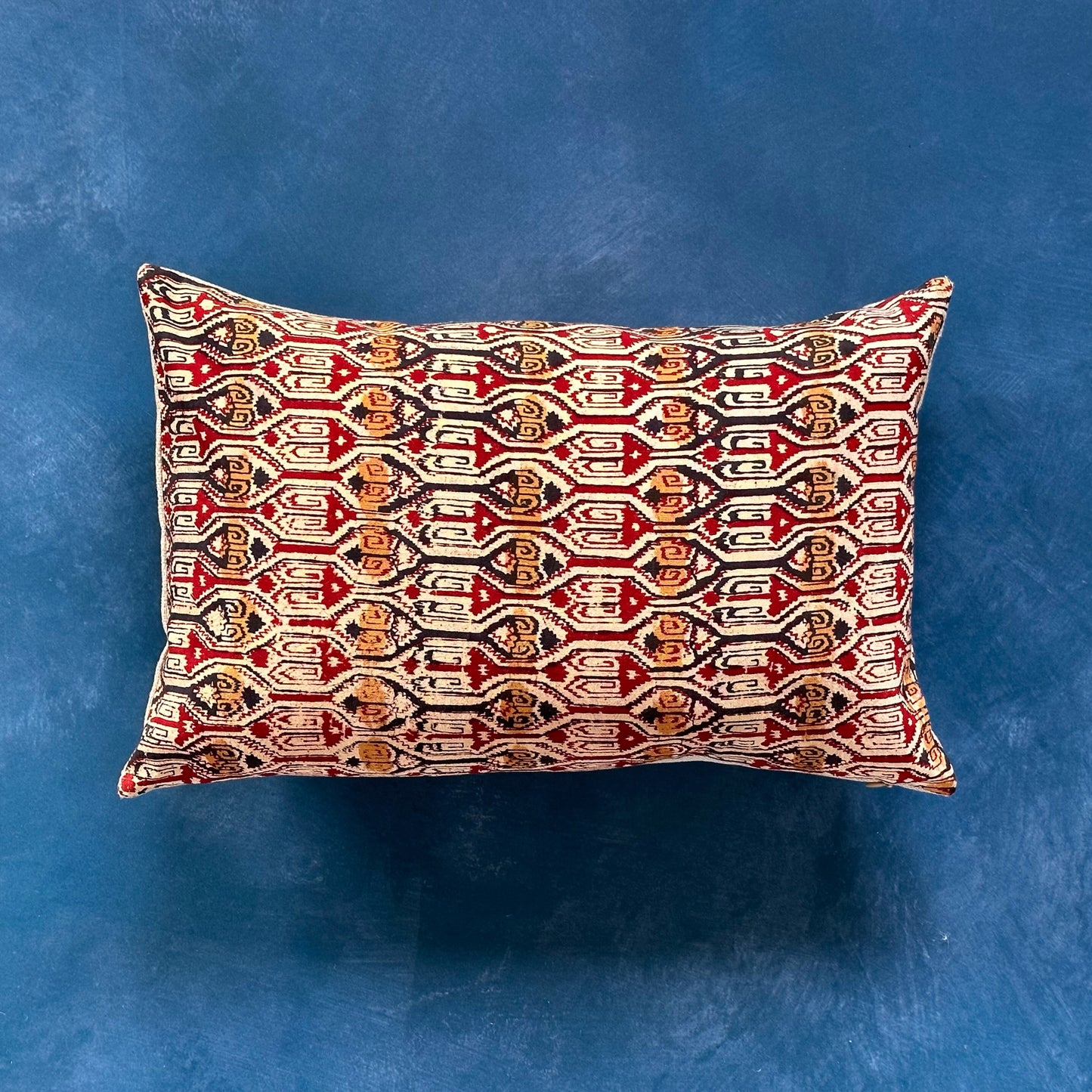 Block Print Pillow - 11" x 17" - India - 212b