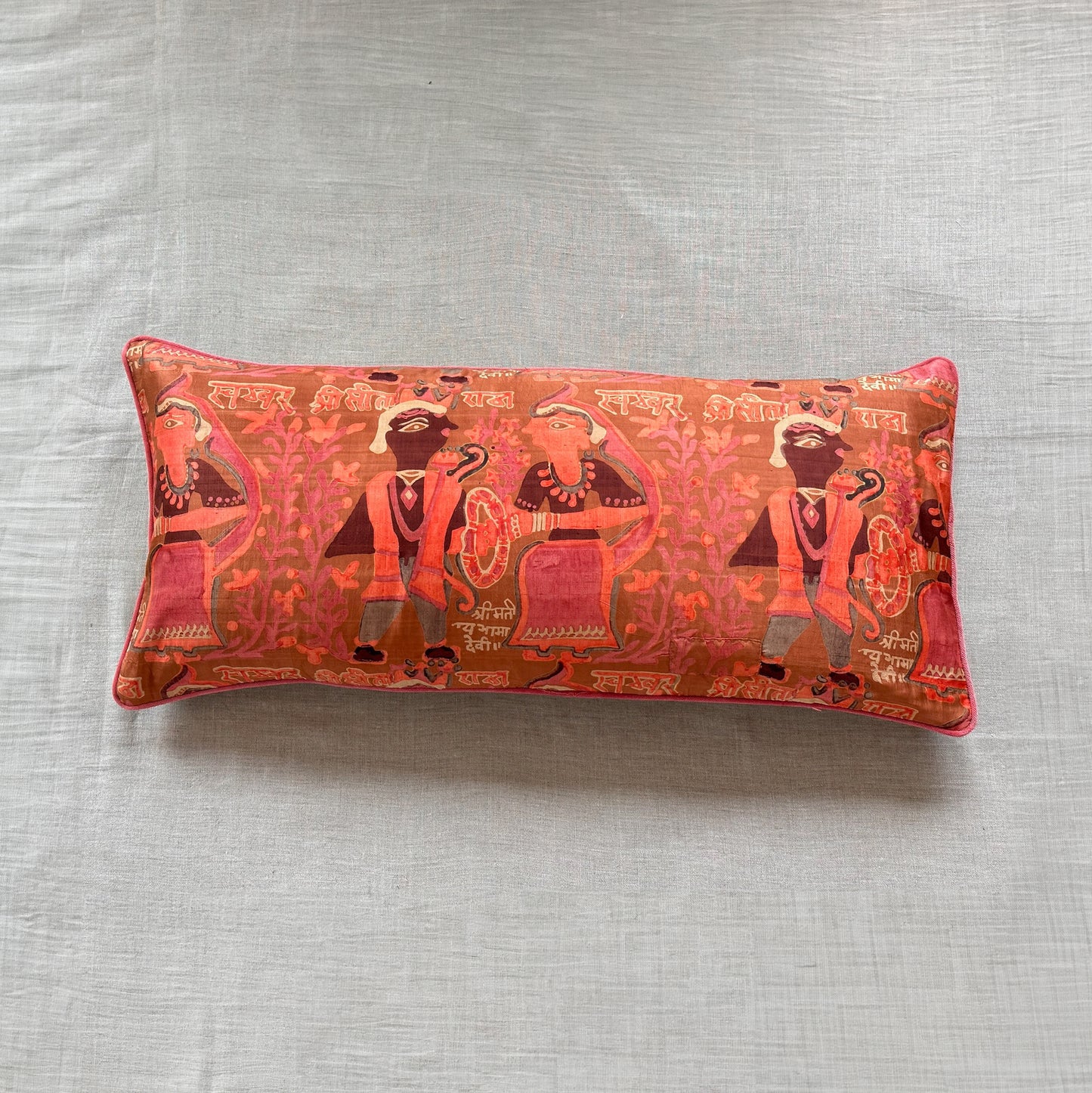 Silk Batik Pillow - 16" x 36" - 216d