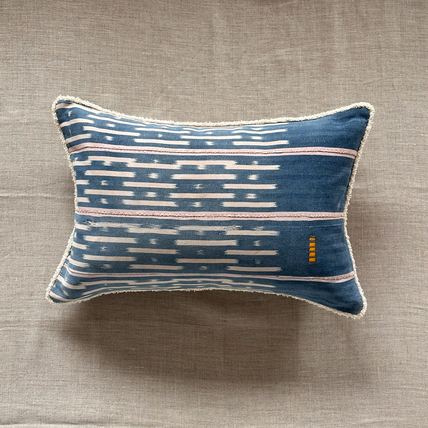 Vintage Ivory Coast Woven Pillow - 13x20 - Ivory Coast - 342b