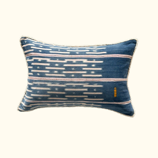 Vintage Ivory Coast Woven Pillow - 13x20 - Ivory Coast - 342b