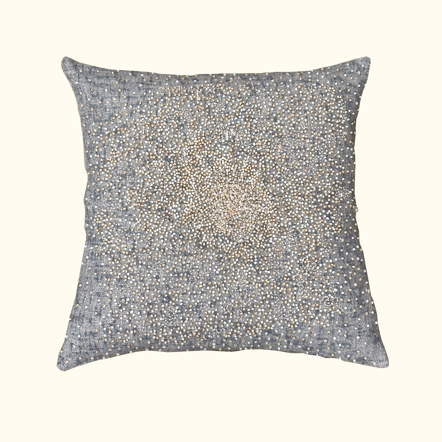 Bead Burst-22x22-Azure Pillow