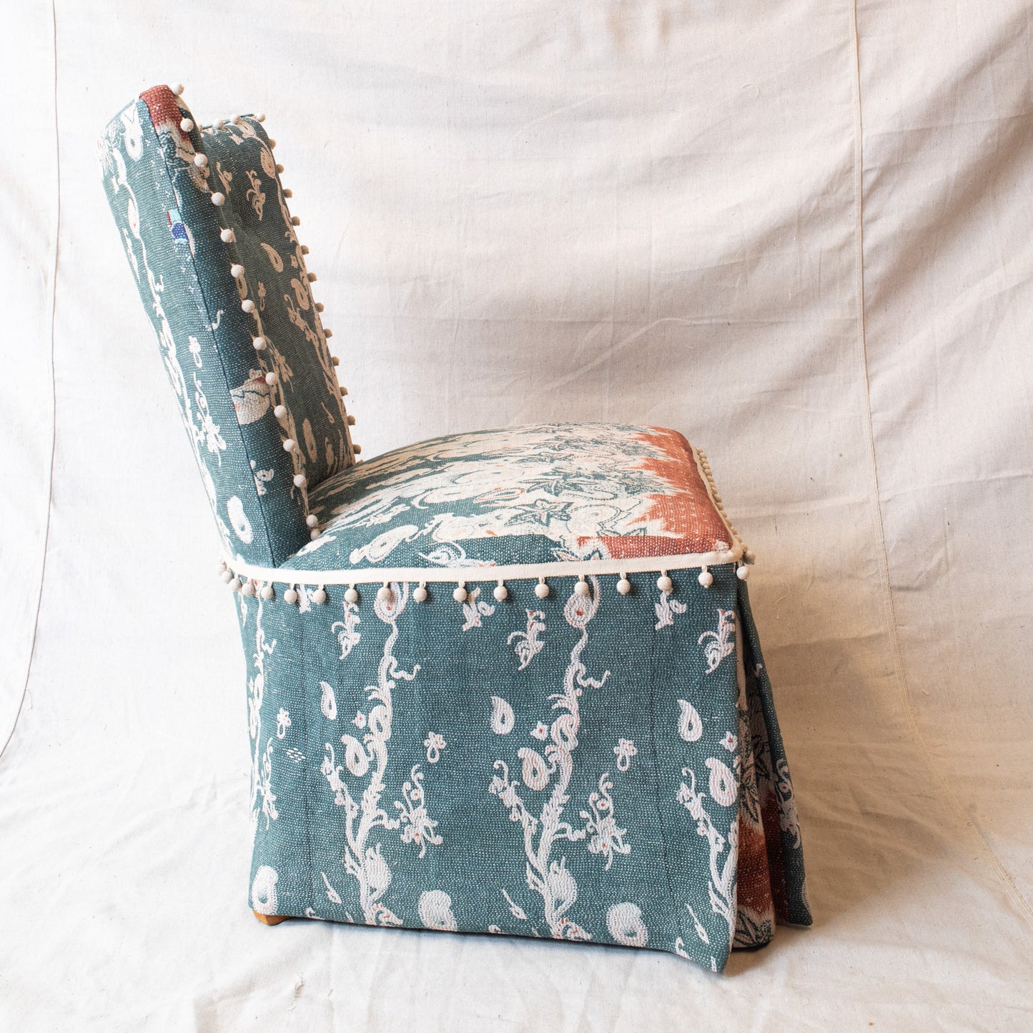 Kantha Quilt Slipper Chair