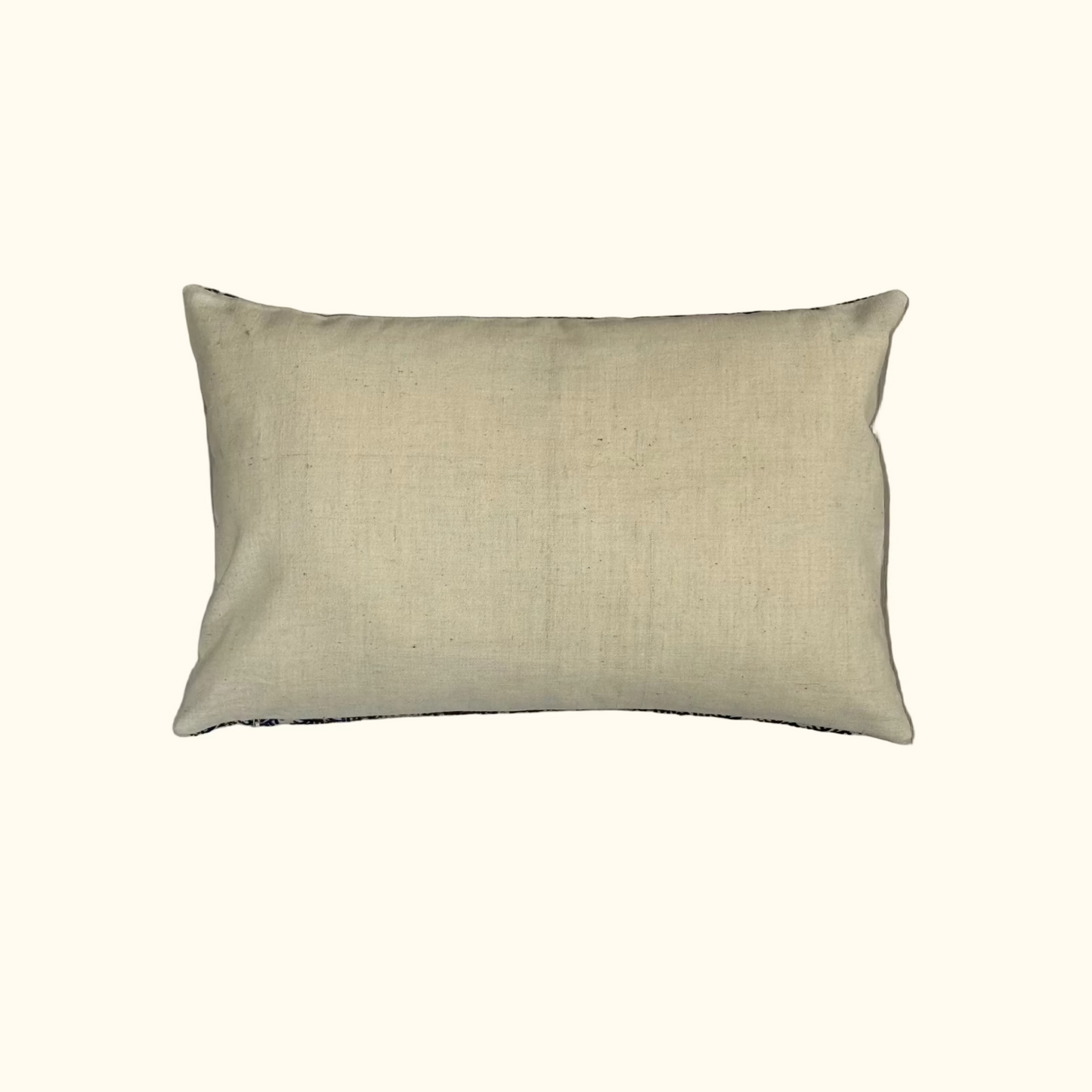 Vintage Hand Embroidery Pillow - 11" x 17" - Afghanistan - 337a