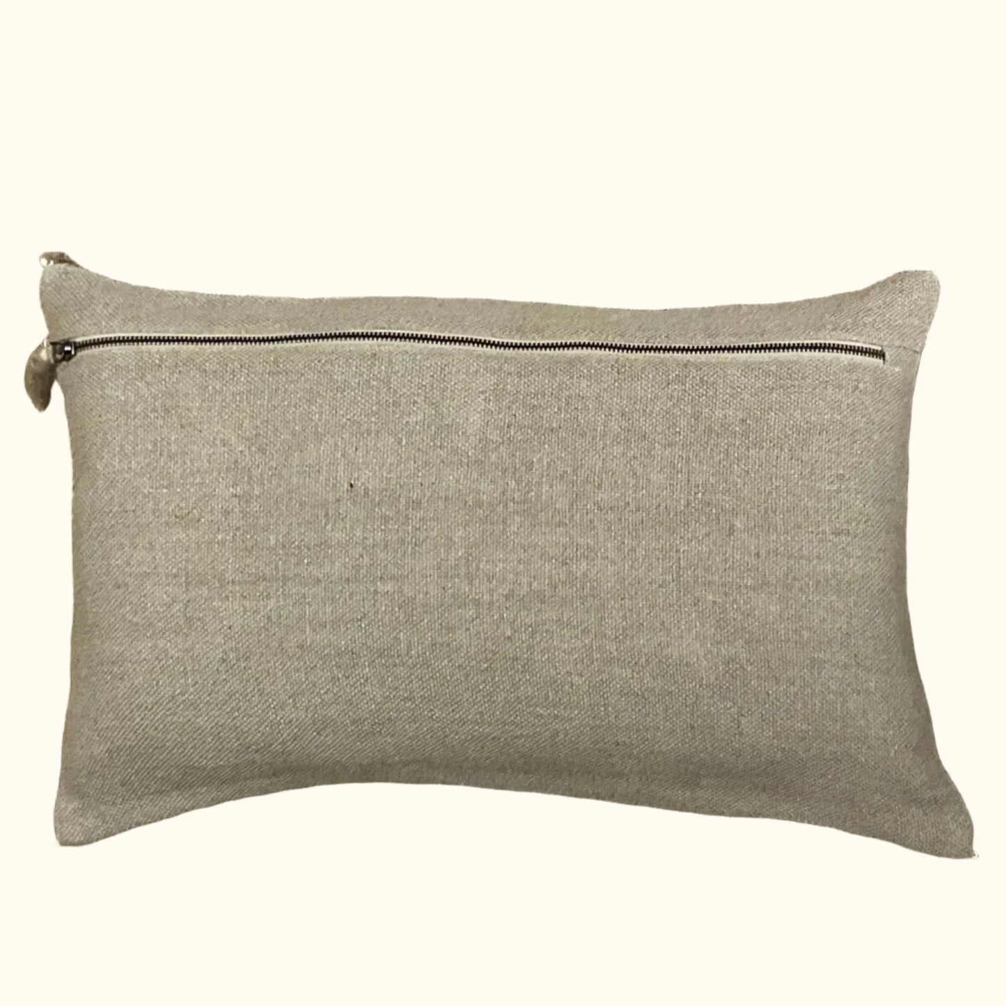 Vintage Kantha Quilt Pillow - 13" x 20" - India - 541c