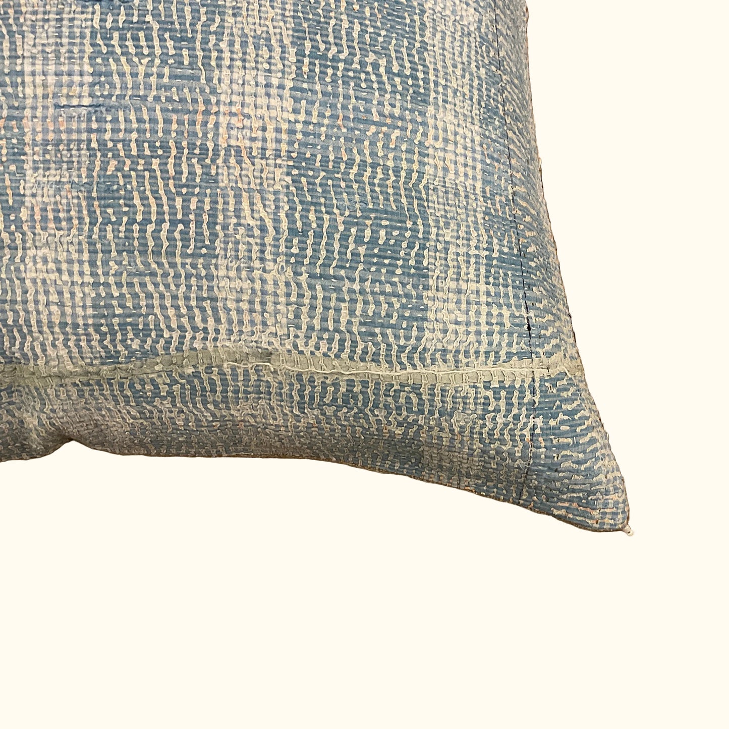 Vintage Kantha Pillow - 20 x 20 - India - 541b