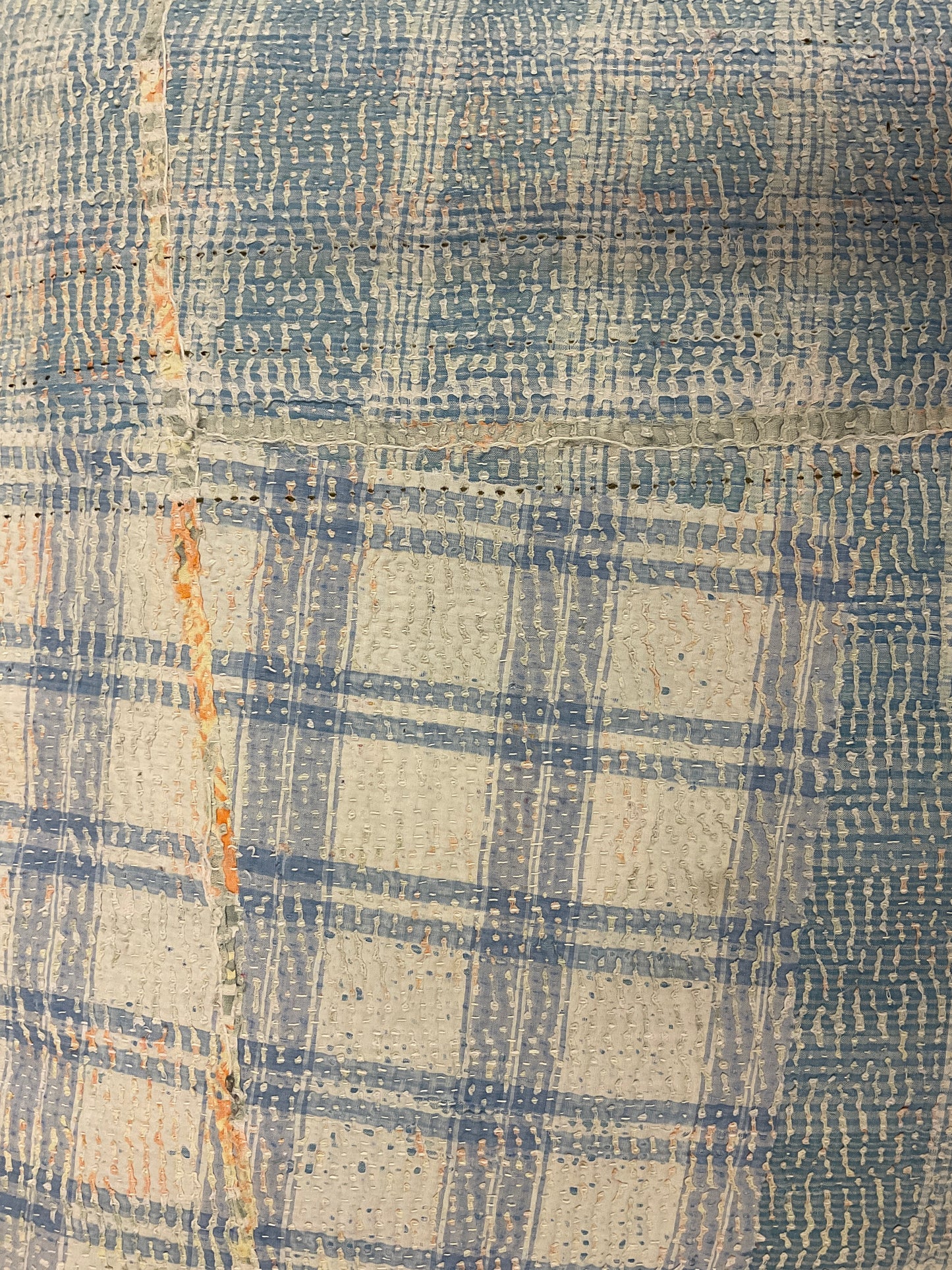 Vintage Kantha Pillow - 20 x 20 - India - 541b
