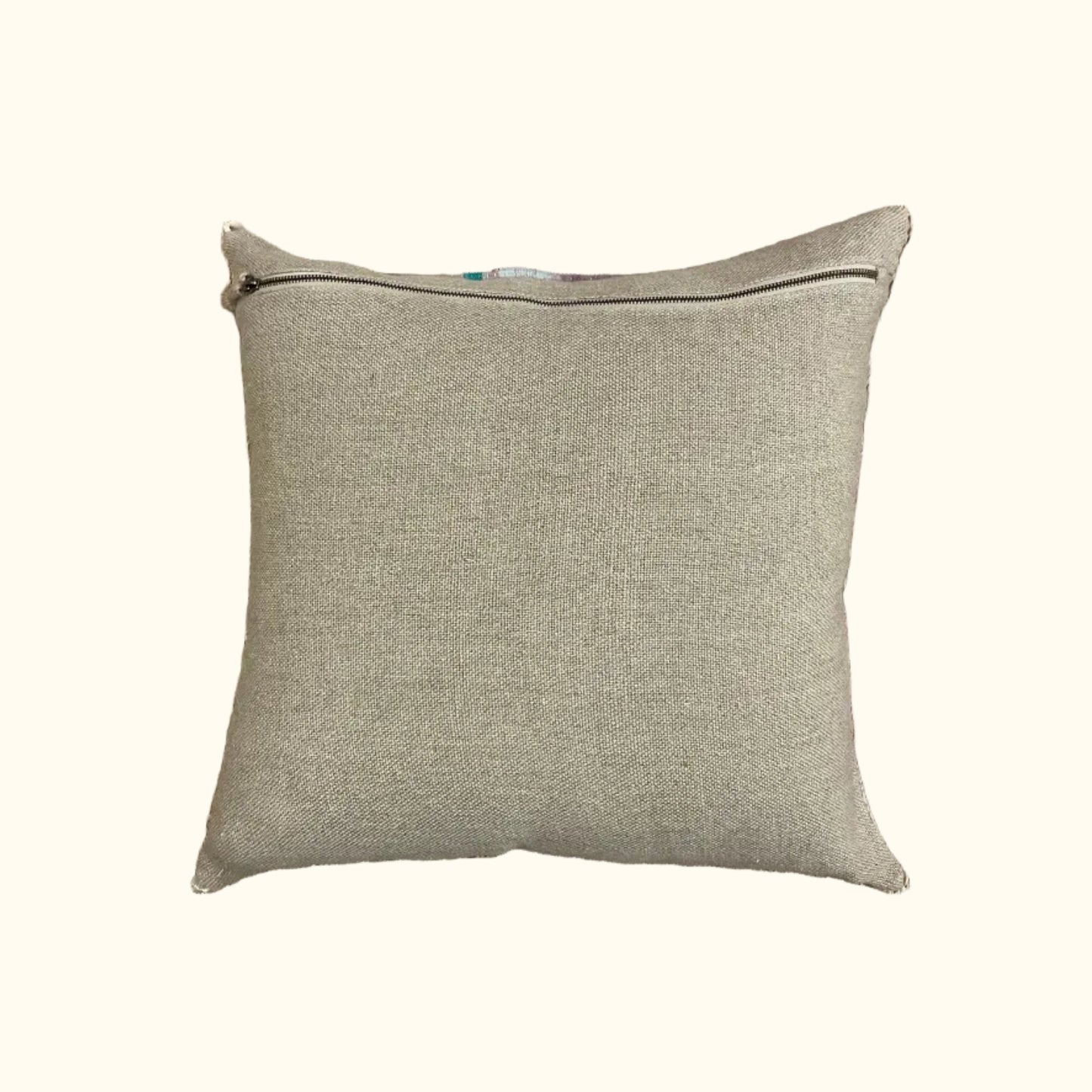 Vintage Kantha Pillow - 20 x 20 - India - 543b