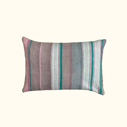 Vintage Kantha Pillow - 16" x 24" - India - 543c