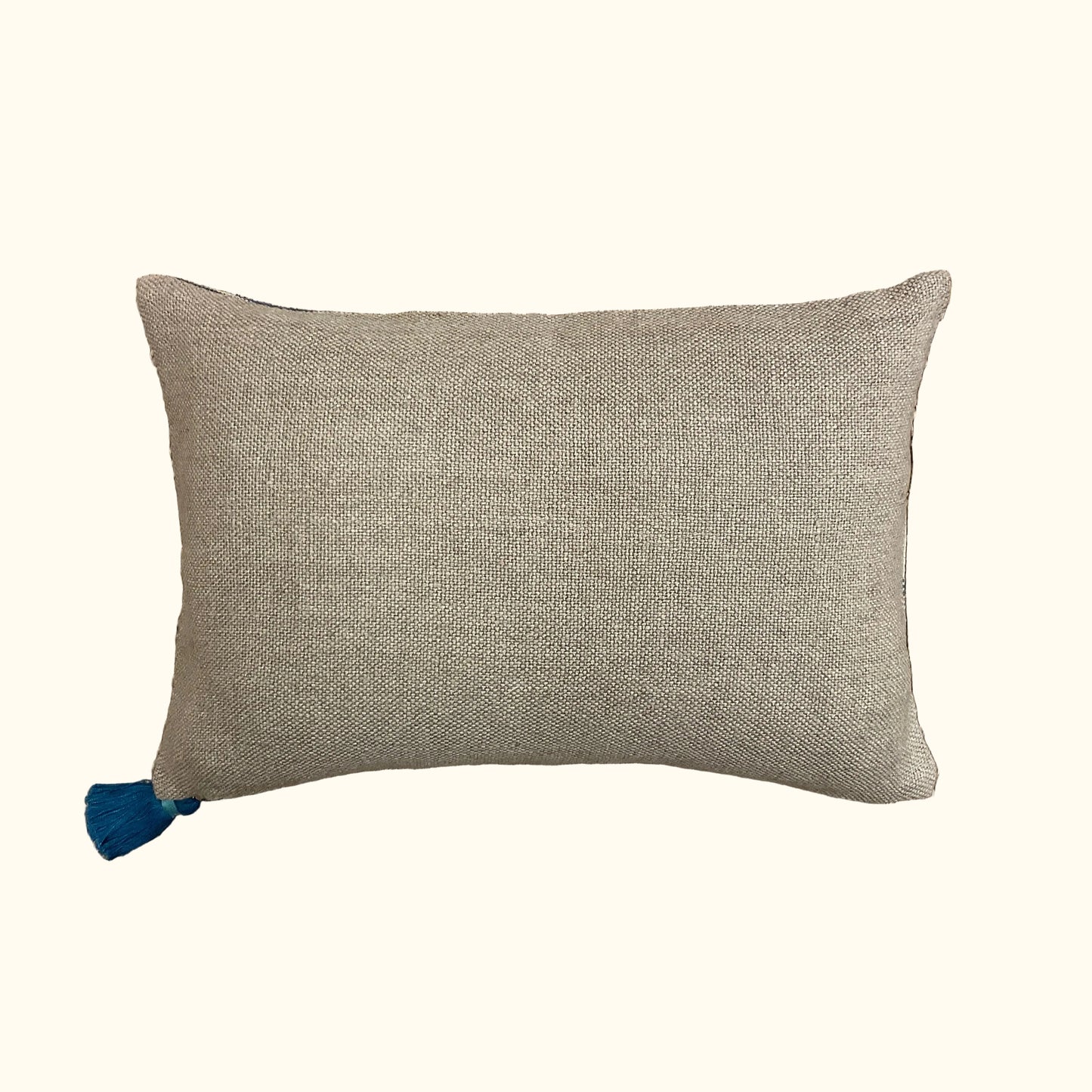 Vintage Ivory Coast Woven Pillow - 11 x 17 - West Africa - 563b