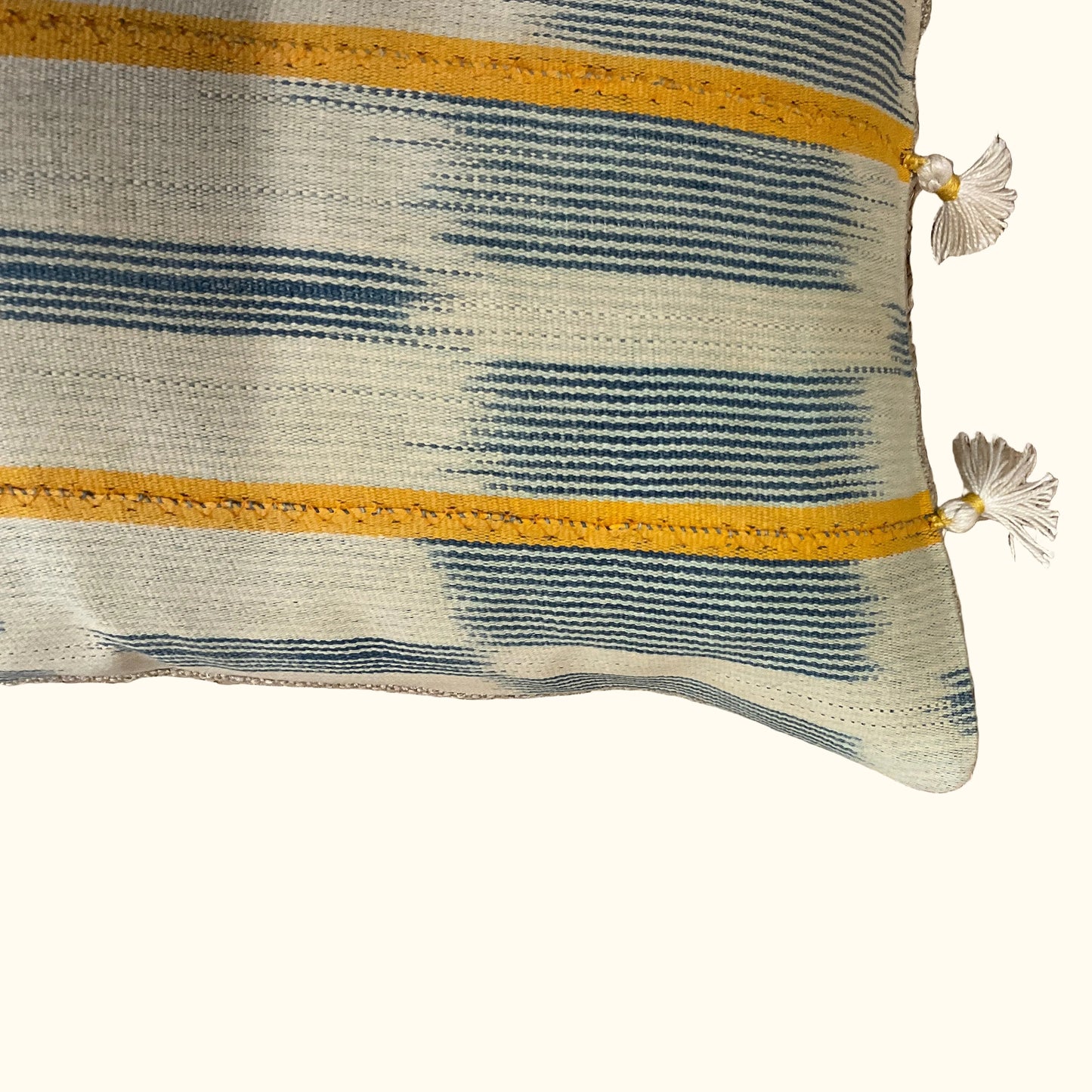 Vintage Ivory Coast Woven Pillow - 11" x 17" - West Africa - 563a