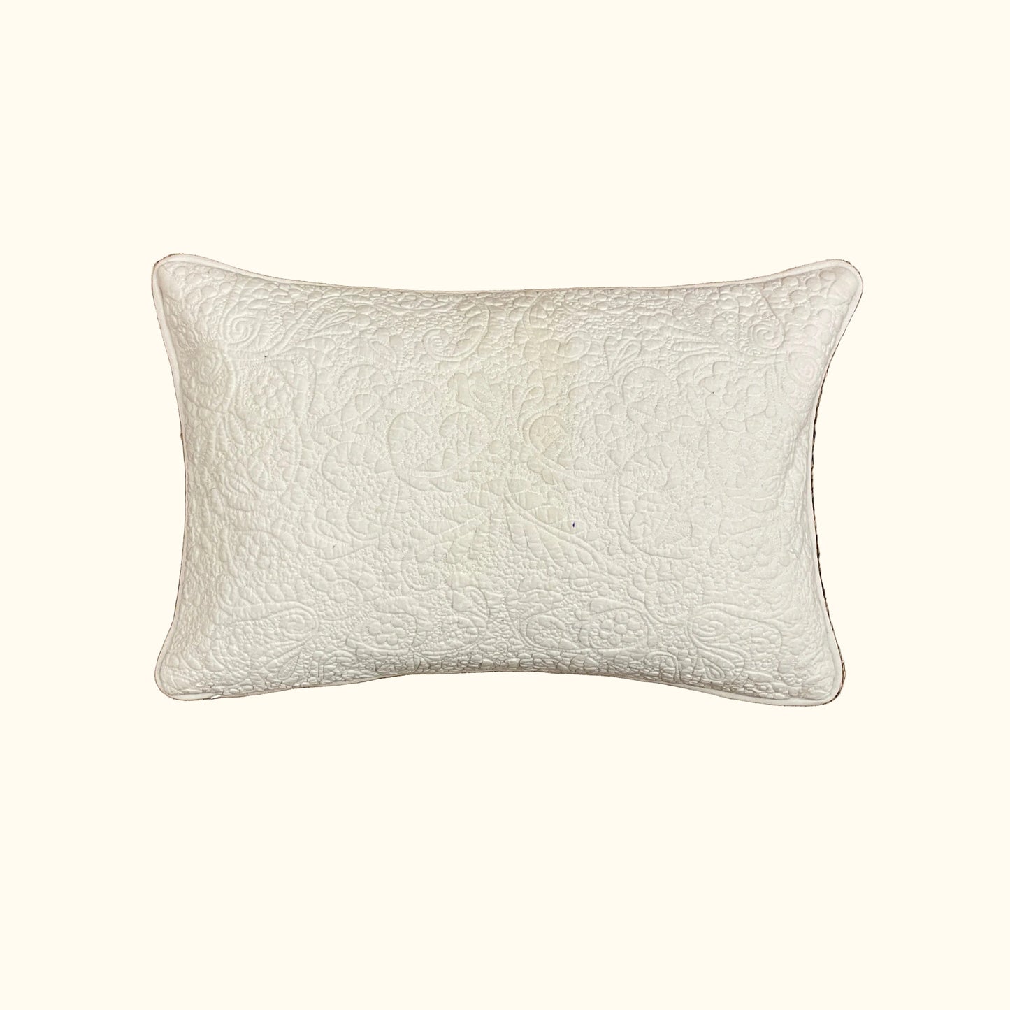 Cotton Quilt Pillow - 11 x 17 - India - 559a
