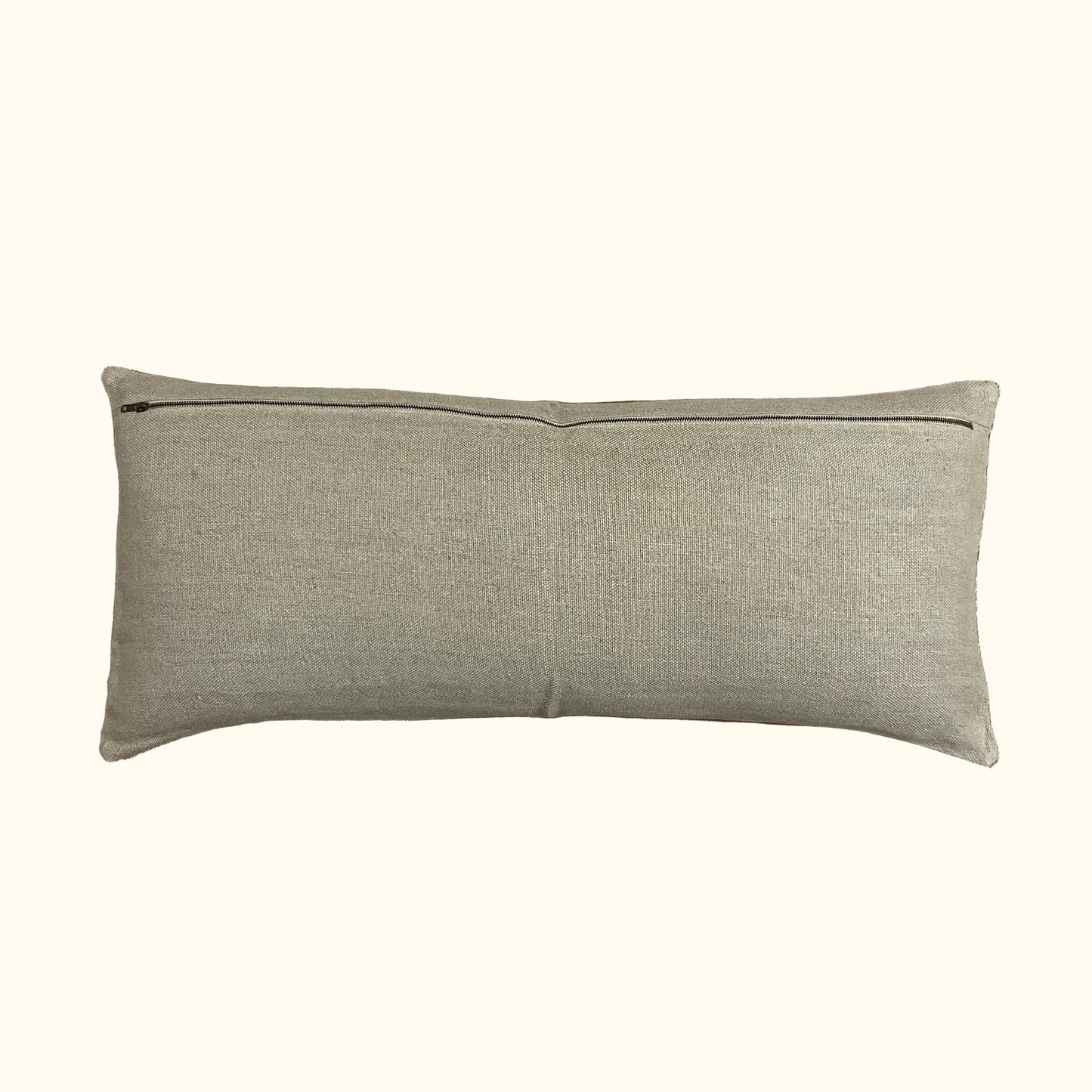 Vintage Recycled Yarn Runner Pillow - 16 x 36 - Japan - 550a