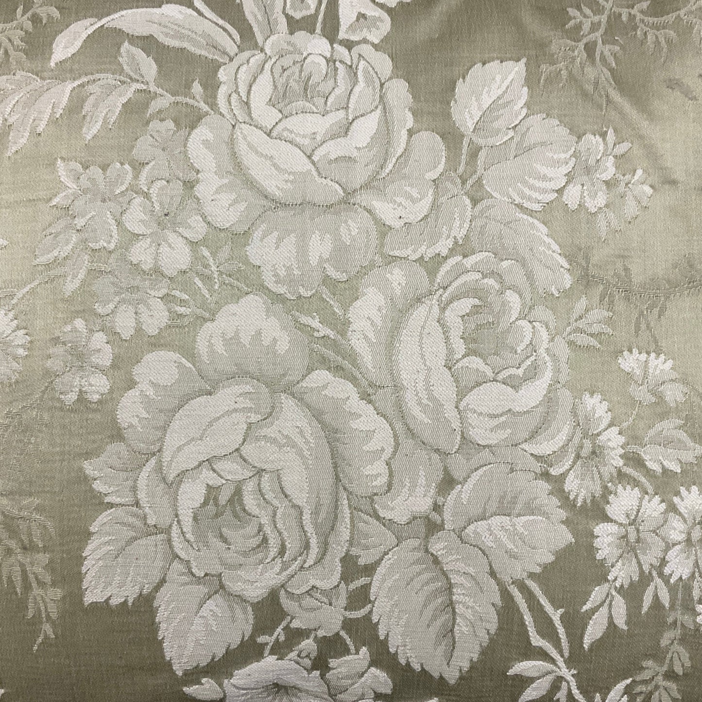 Vintage Silk Damask Pillow - 16 x 36 - 546b