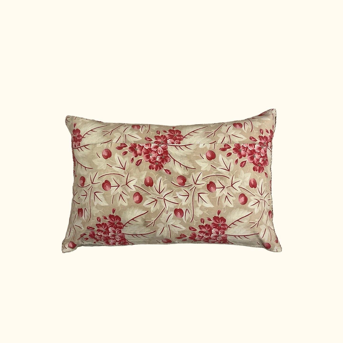 Vintage Floral Print Pillow - 13 x 20 - 555a