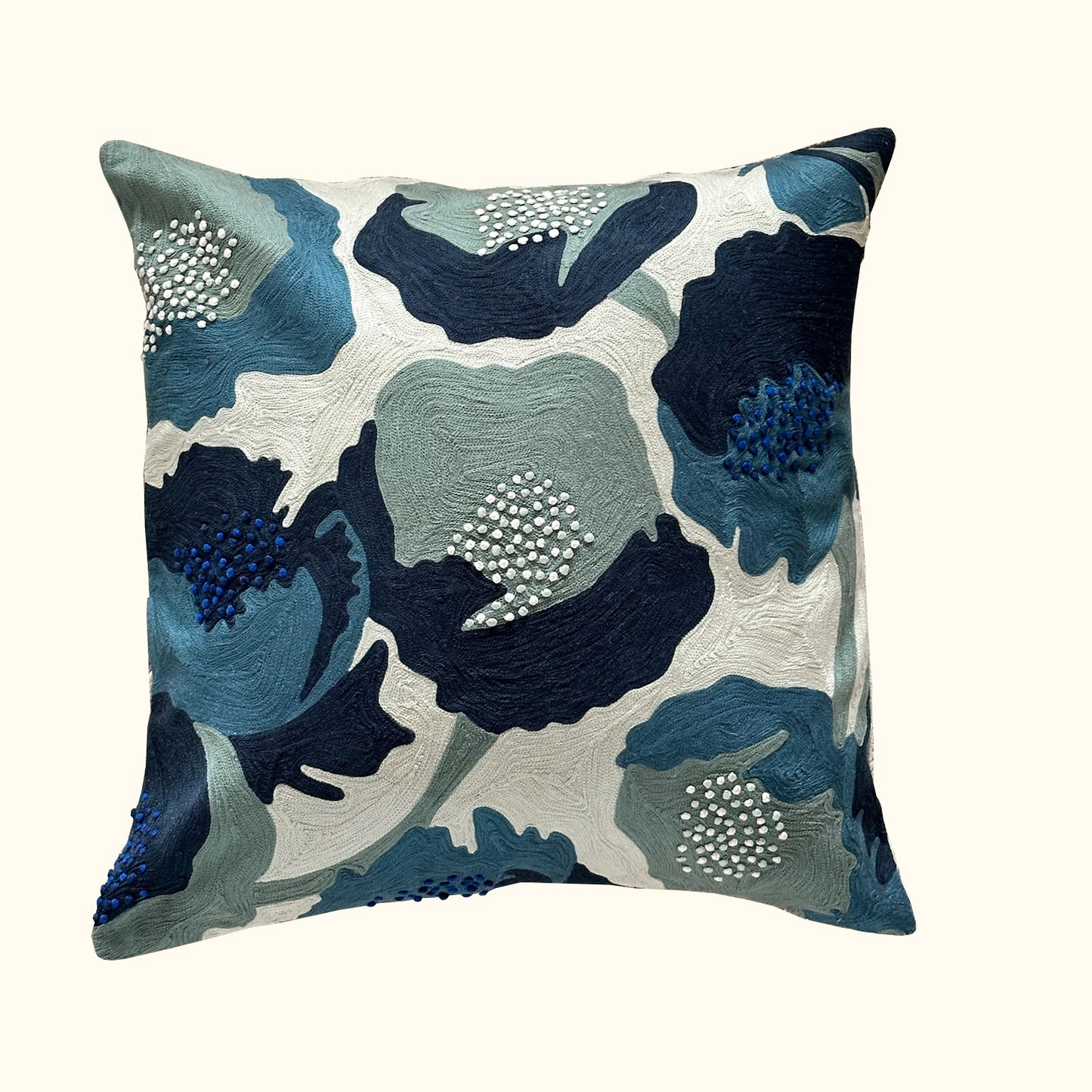 Bleu Botany-22x22-Pillow