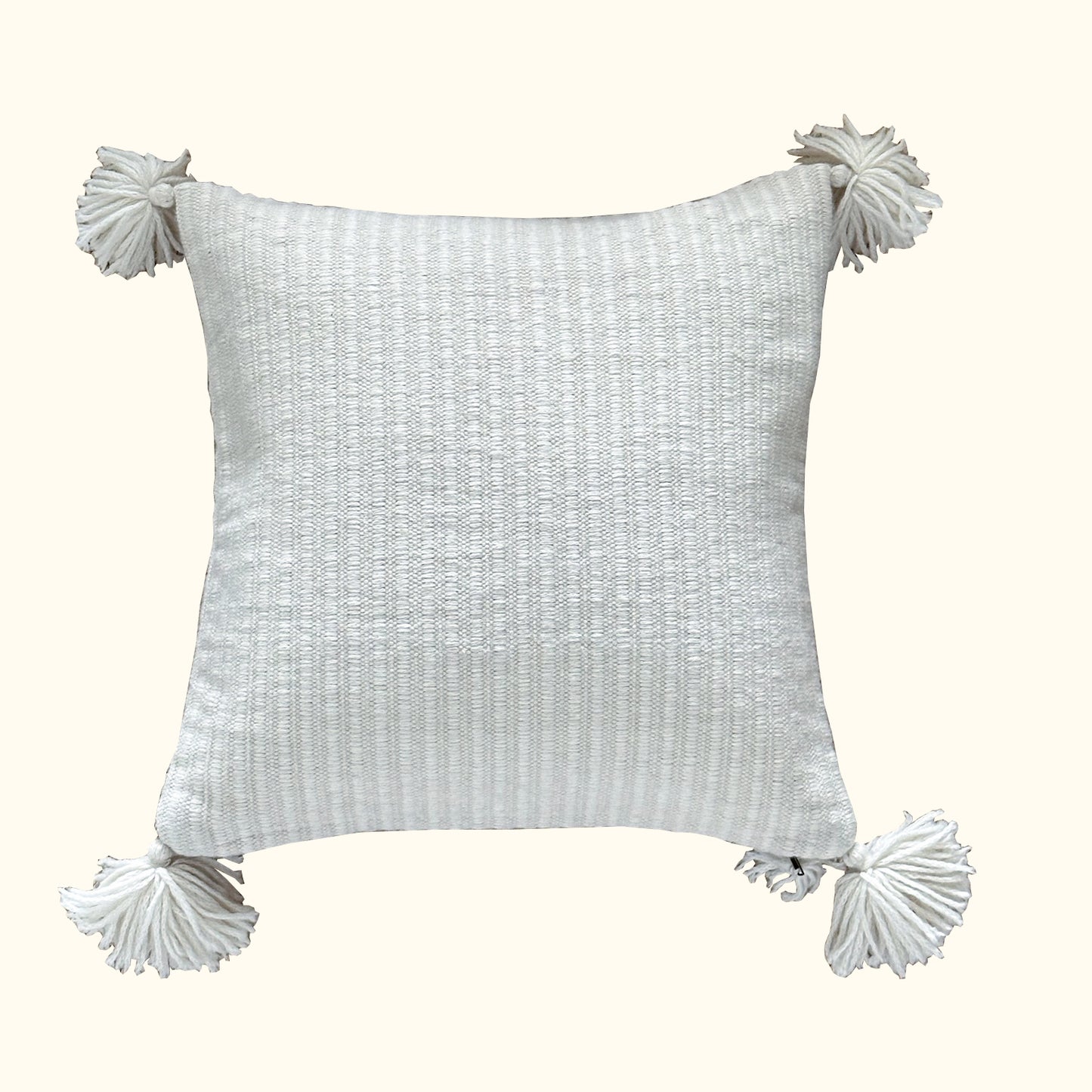 Samaya-22x22-Ivory Alpaca Pillow