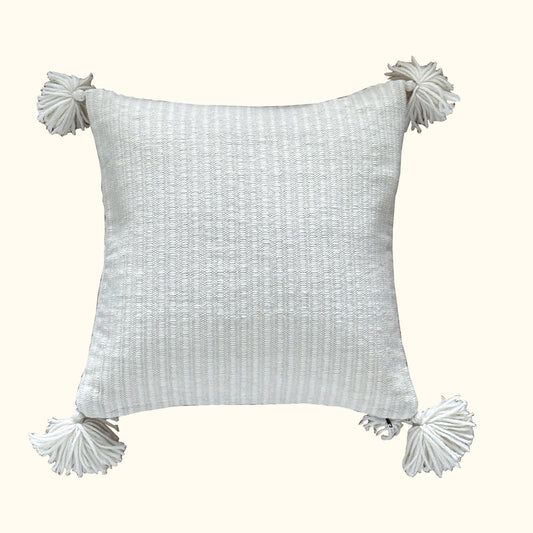 Samaya-22x22-Ivory Alpaca Pillow