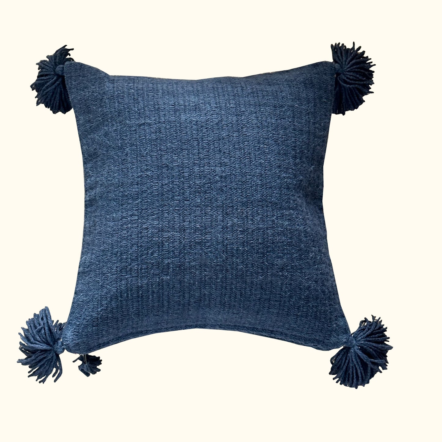 Samaya-22x22-Indigo Alpaca Pillow