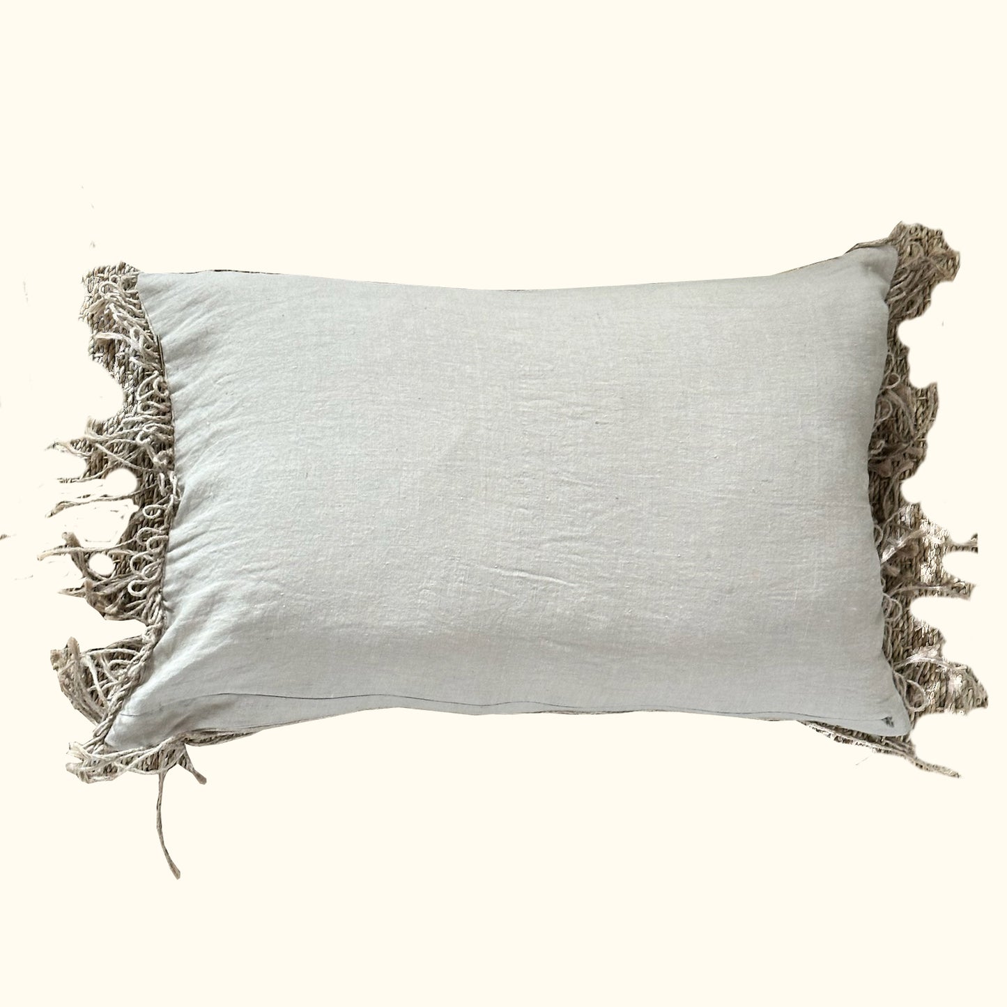 Brass Fringe-16x24-Natural Pillow