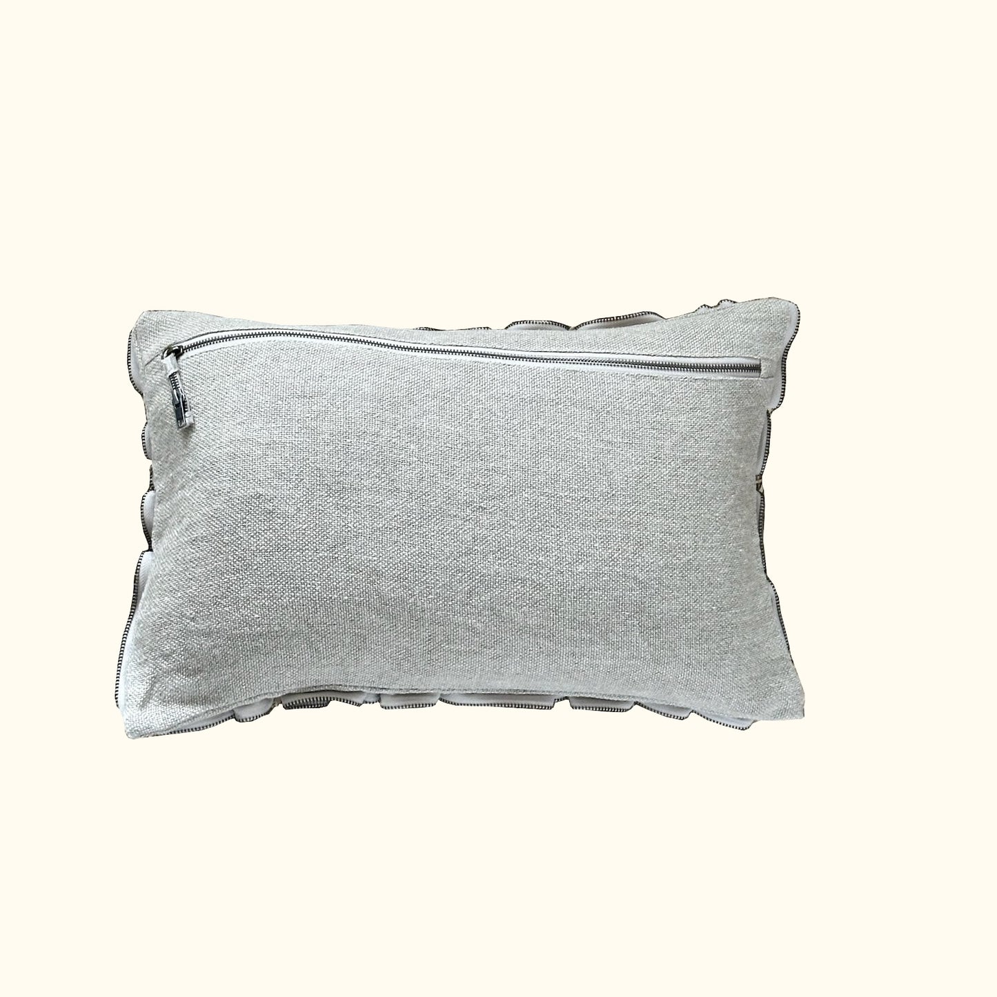 Zipper-13x20-Natural Pillow